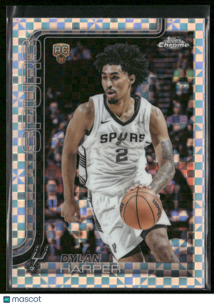 2025-26 Topps Chrome Basketball Dylan Harper #252 X-Fractor RC Rookie (CH)